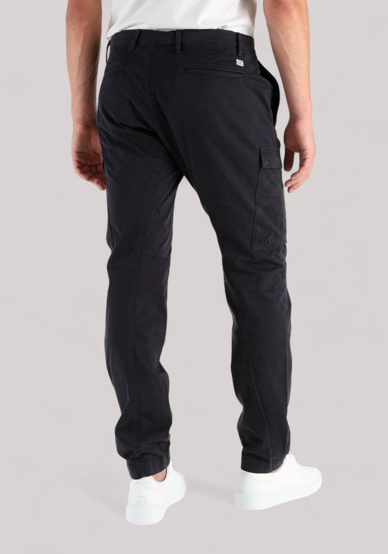 PANTALONE UOMO CARGO SLIM BLACK