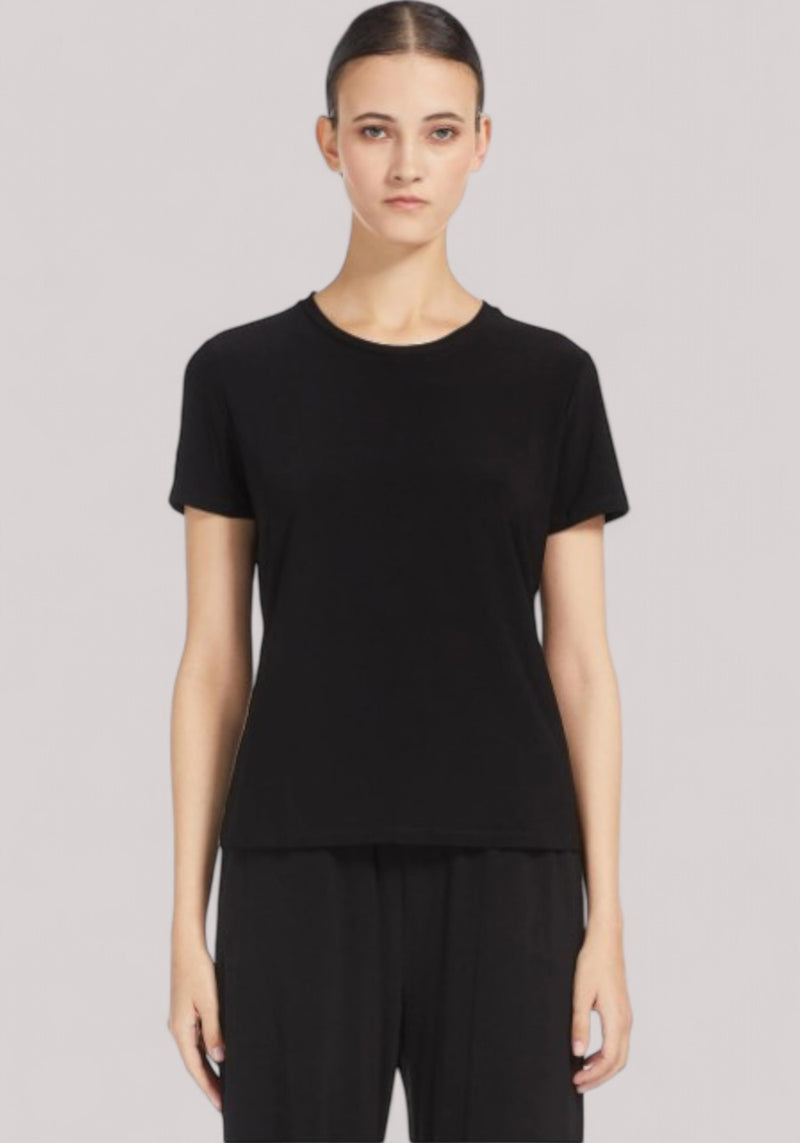 T-SHIRT DONNA JERSEY NERO