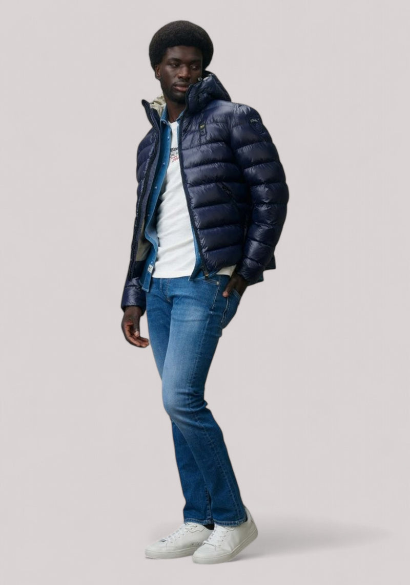 GIUBBINO UOMO IN OVATTA ADAMS BLU