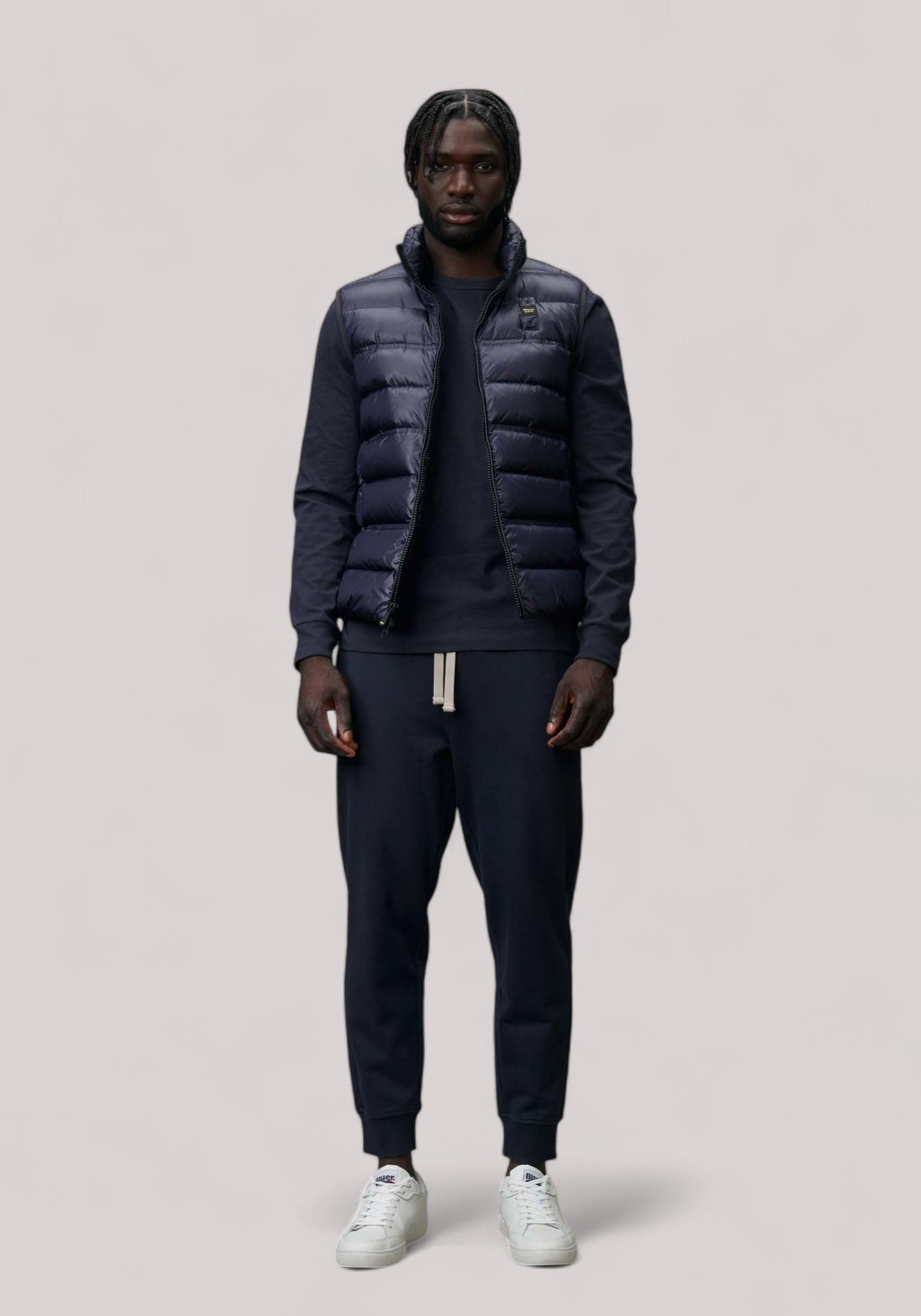 GILET UOMO IN PIUMA DUKE BLU  SODALITE