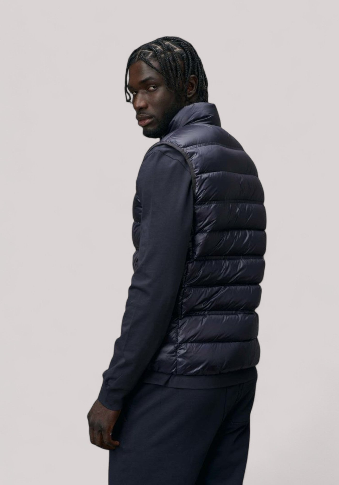 GILET UOMO IN PIUMA DUKE BLU  SODALITE