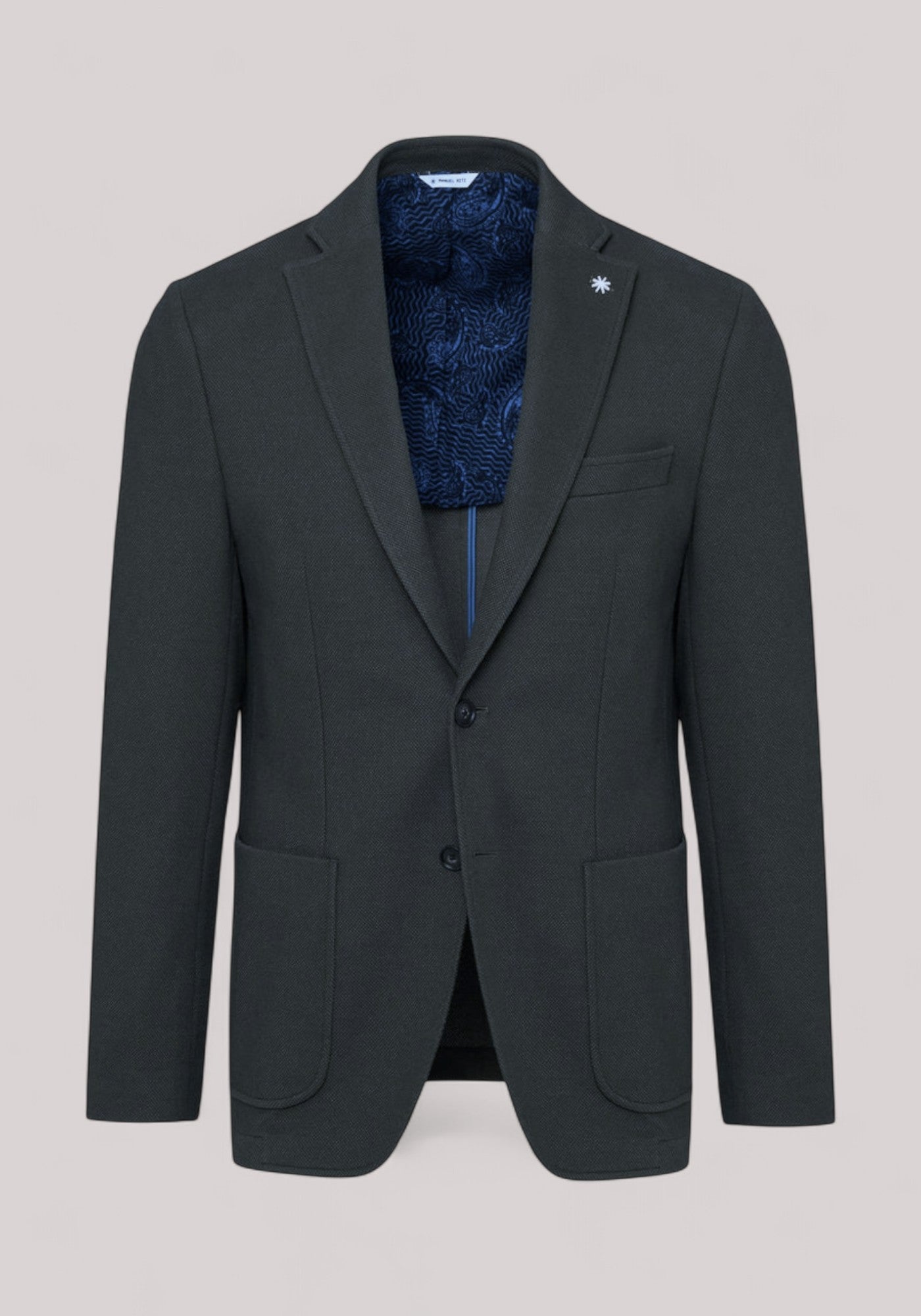 GIACCA UOMO IN JERSEY BLU