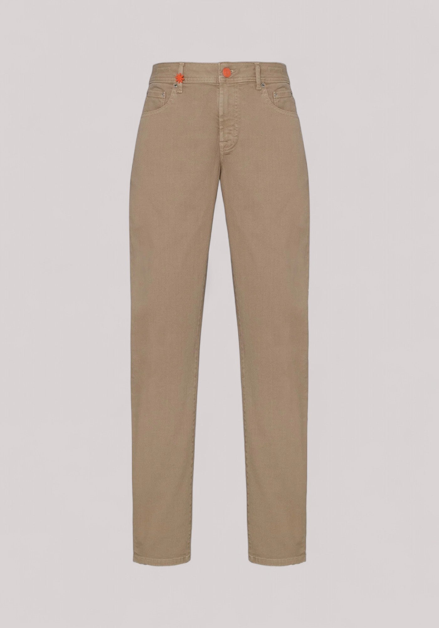 JEANS UOMO TINTO IN CAPO BEIGE SCURO