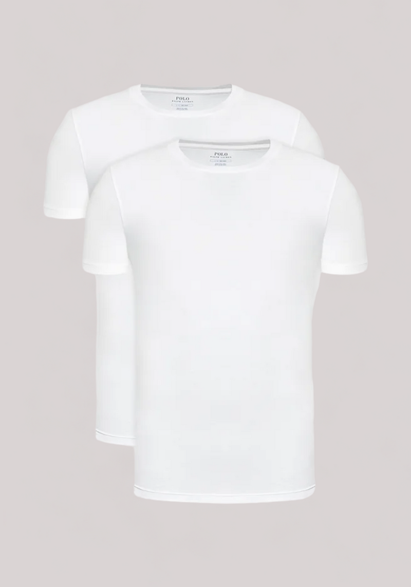 T-SHIRT UOMO BIANCO- CLASSIC-2 PACK - Linassi