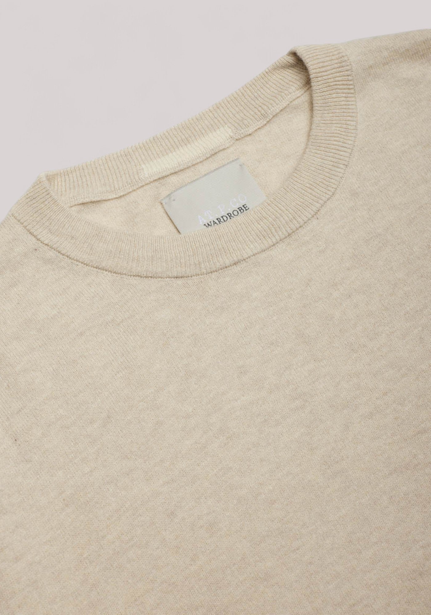 MAGLIA UOMO MISTO CASHMERE ECRU