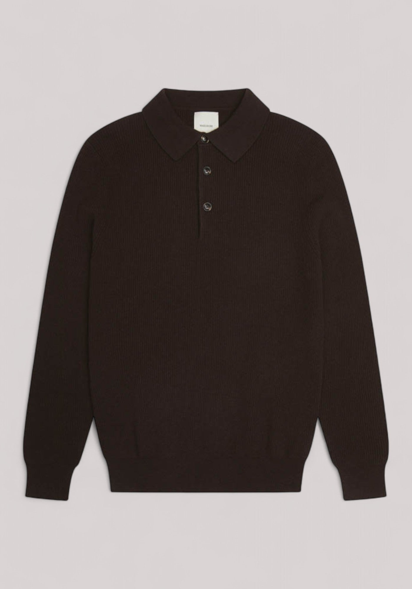 POLO UOMO LAMBSWOOL CACAO