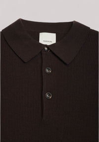 POLO UOMO LAMBSWOOL CACAO