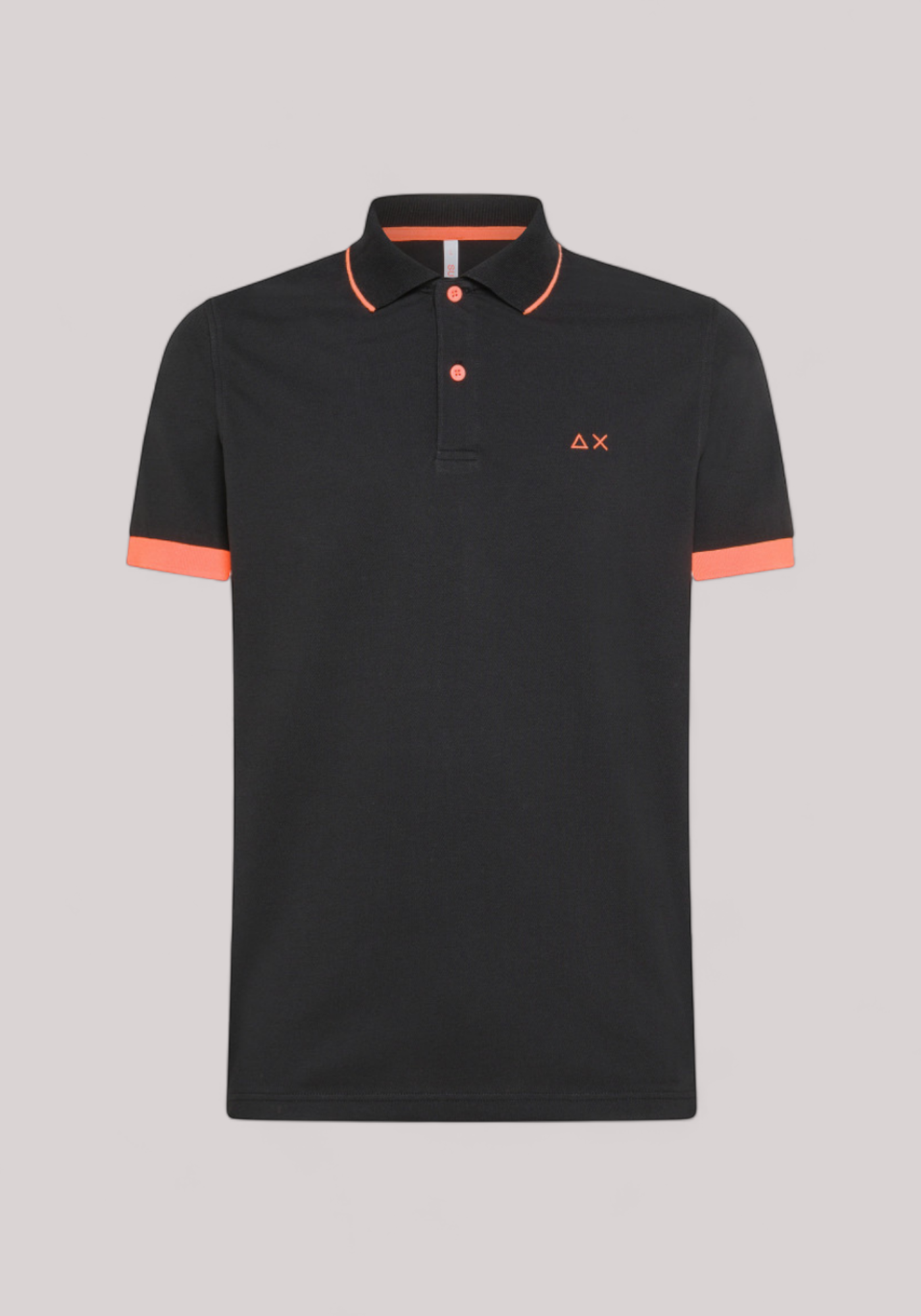 POLO UOMO SMALL STRIPE FLUO NERO - Linassi