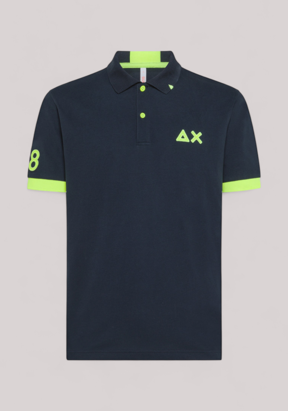 POLO UOMO FLUO NAVY BLUE - Linassi