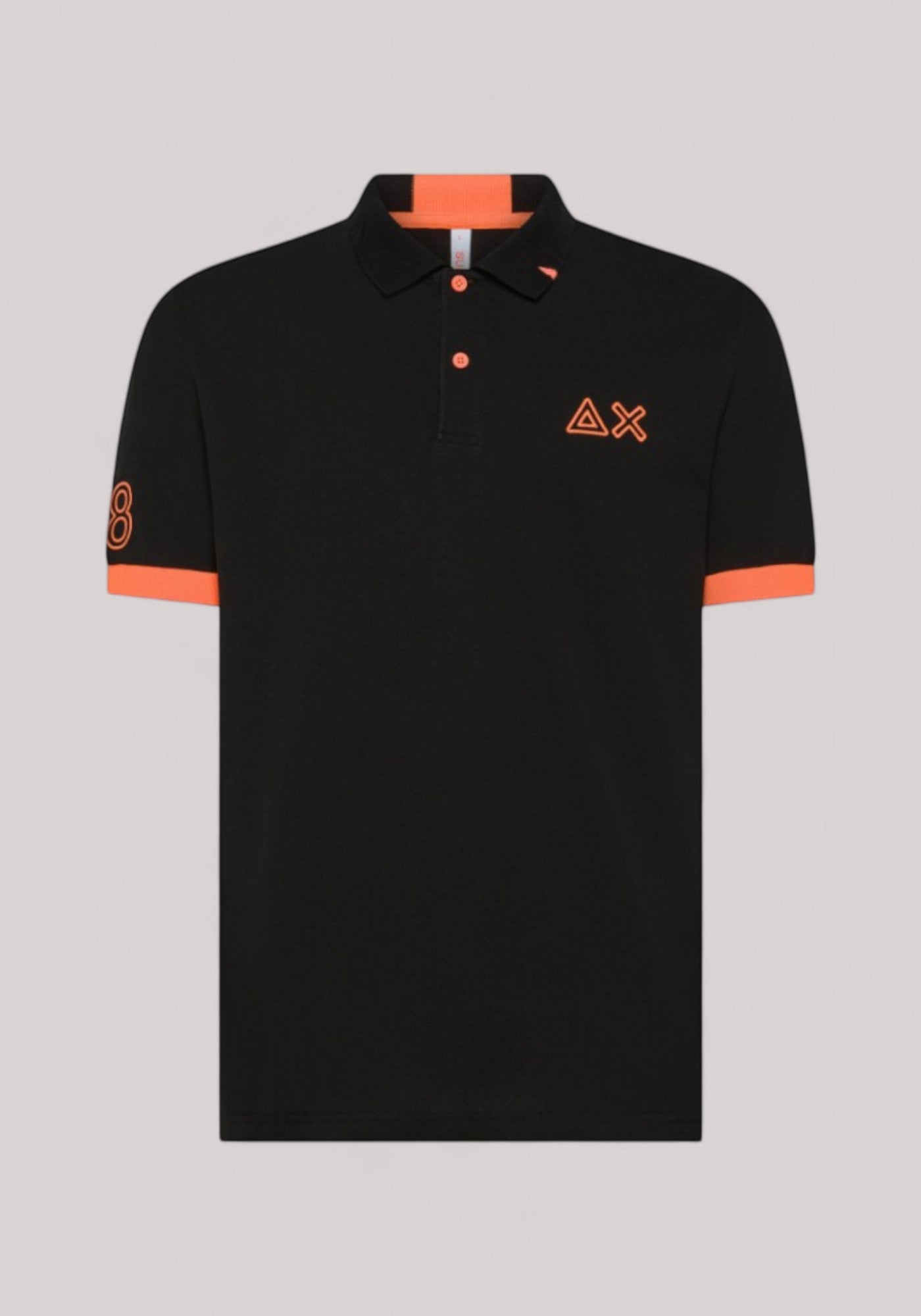 POLO UOMO FLUO NERO