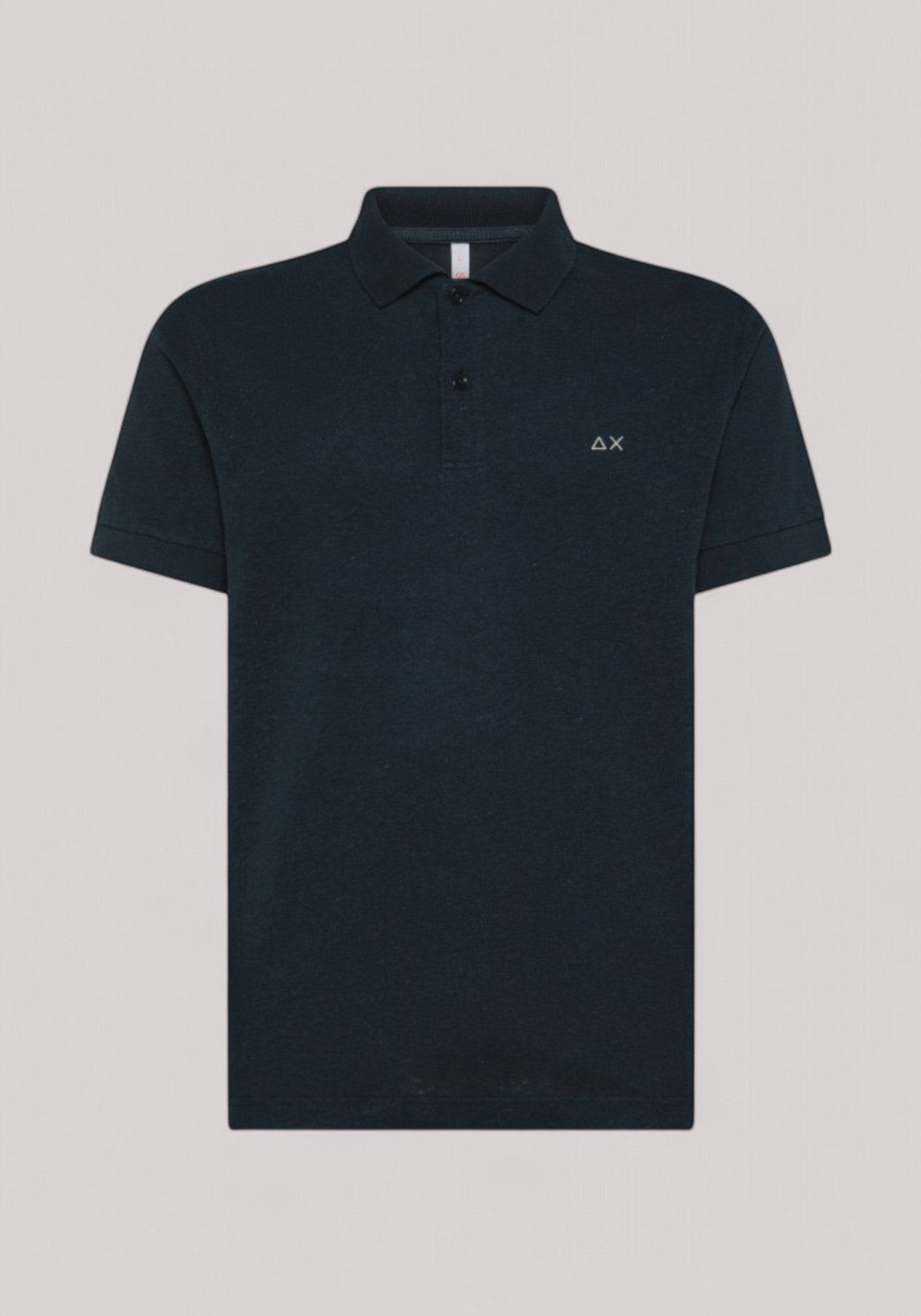 POLO UOMO MISTO LINO NAVY BLUE