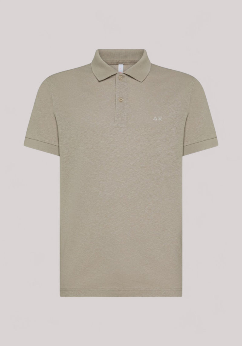 POLO UOMO MISTO LINO STONE
