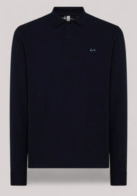 POLO UOMO CONTRAST ELBOW EL NERO