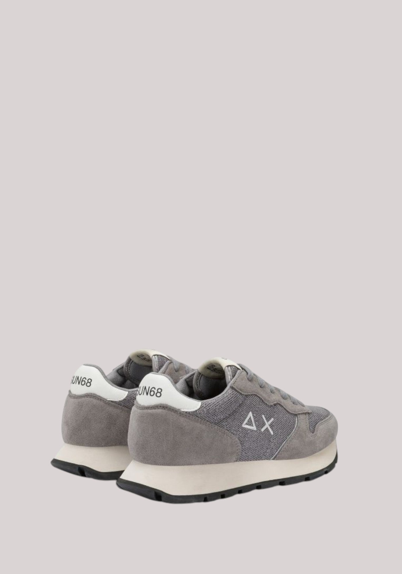 SCARPE DONNA ALLY GLITTER TEXTILE GRIGIO MEDIO