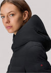 GIACCONE DONNA IN PIUMA NATURALE NERO