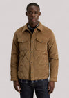 OVERSHIRT UOMO IN VELLUTO COFFEE