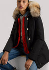 GIACCONE DONNA ARCTIC RACCOON PARKA BLACK