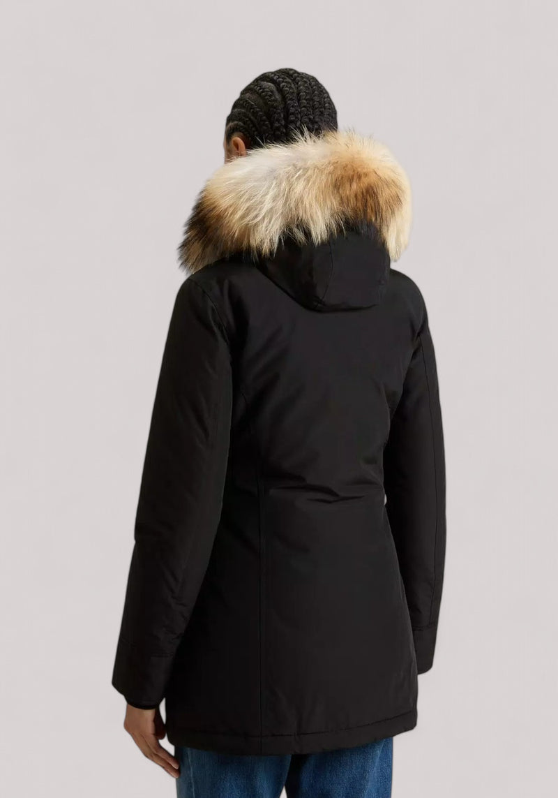 GIACCONE DONNA ARCTIC RACCOON PARKA BLACK