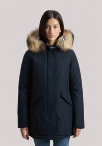 GIACCONE DONNA ARCTIC RACCOON PARKA DARK NAVY