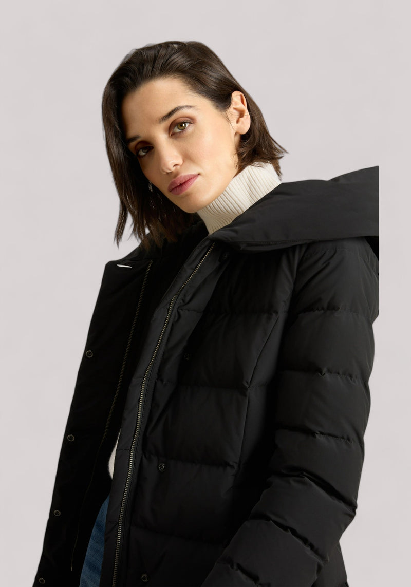 GIACCONE DONNA PUFFY PRESCOTT PARKA BLACK