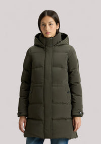 GIACCONE DONNA ALSEA PUFFER PARKA DARK GREEN