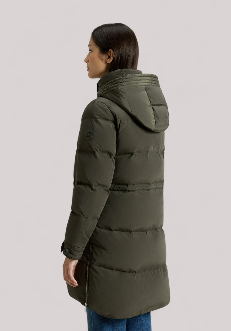 GIACCONE DONNA ALSEA PUFFER PARKA DARK GREEN