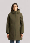 GIACCONE DONNA FIRTH DOWN PARKA DARK GREEN