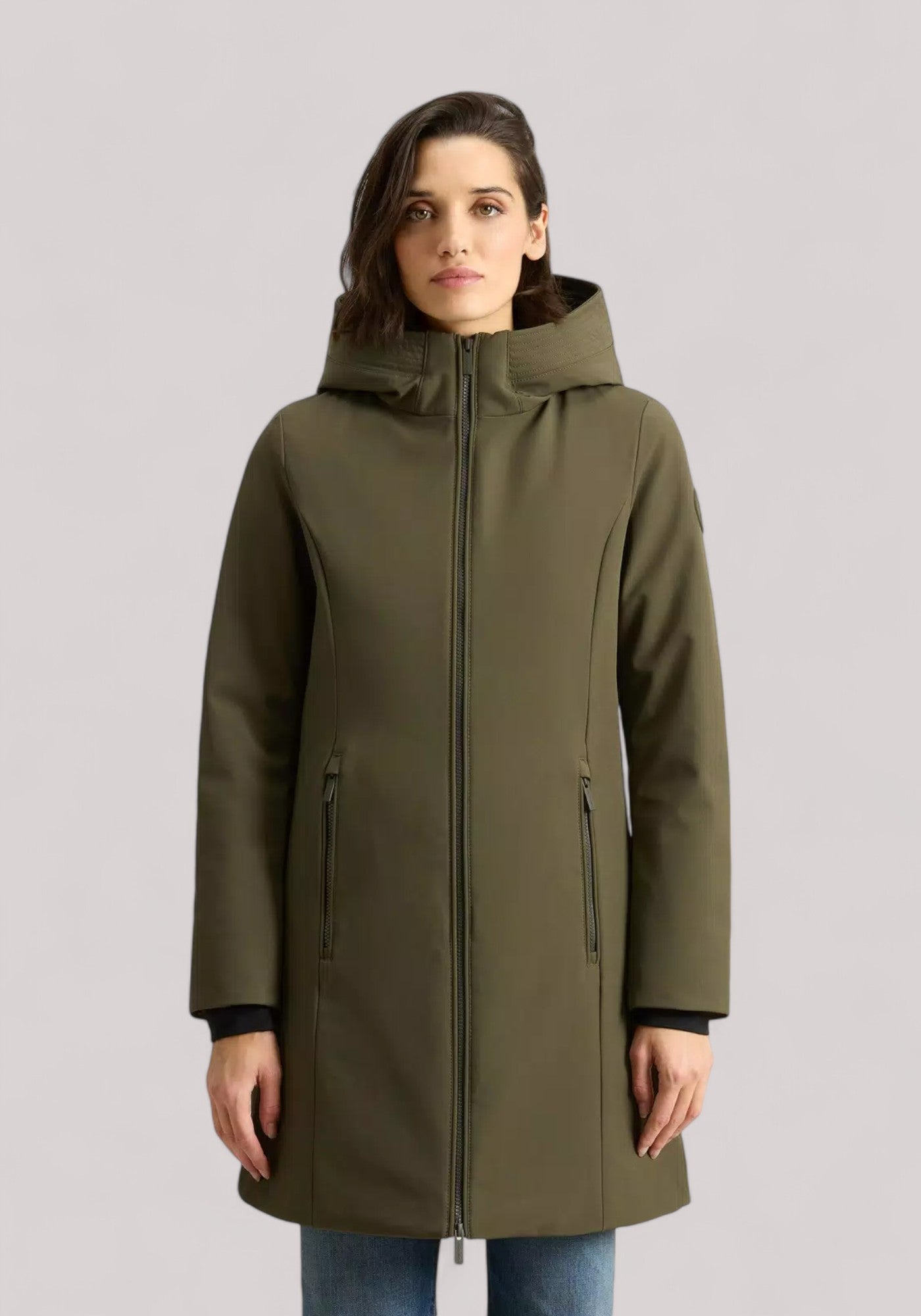 GIACCONE DONNA FIRTH DOWN PARKA DARK GREEN