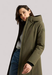 GIACCONE DONNA FIRTH DOWN PARKA DARK GREEN