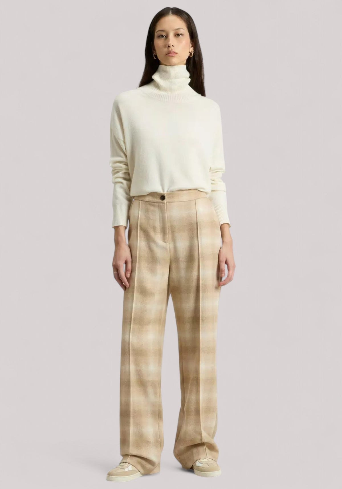 PANTALONE DONNA HOMBRE BEIGE