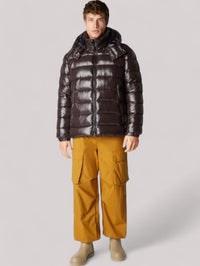 GIUBBINO UOMO PUFFER FLORIAN BROWN BLACK