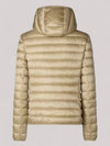 GIUBBINO DONNA PUFFER WOOD BEIGE