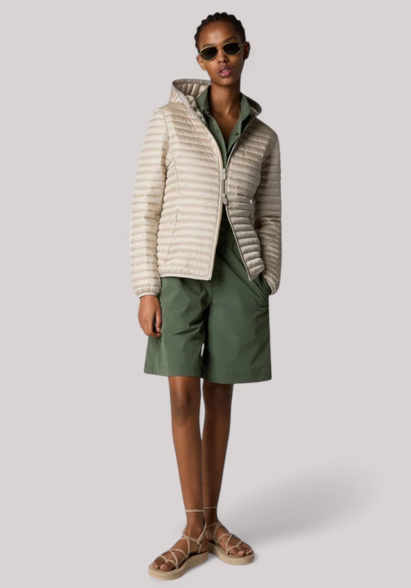 GIUBBINO DONNA ALEXA SAND BEIGE - Linassi