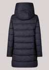 GIACCONE DONNA PIUMINO PUFFER BLUE BLACK