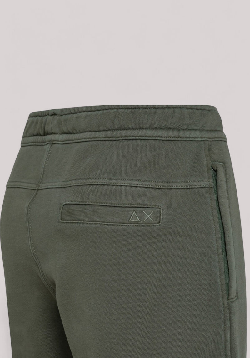 PANTALONE UOMO GARMENT DYE COTTON FL MILITARE