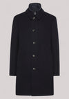CAPPOTTO UOMO MISTO LANA BLU GRAFITE