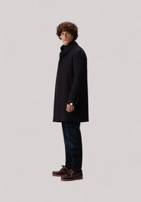 CAPPOTTO UOMO MISTO LANA BLU GRAFITE