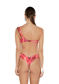 BIKINI DONNA FASCIA MONOSPALLA E SLIP AMERICANO FISSO DREAMCATCHERO - FK23-0231X1 - Linassi