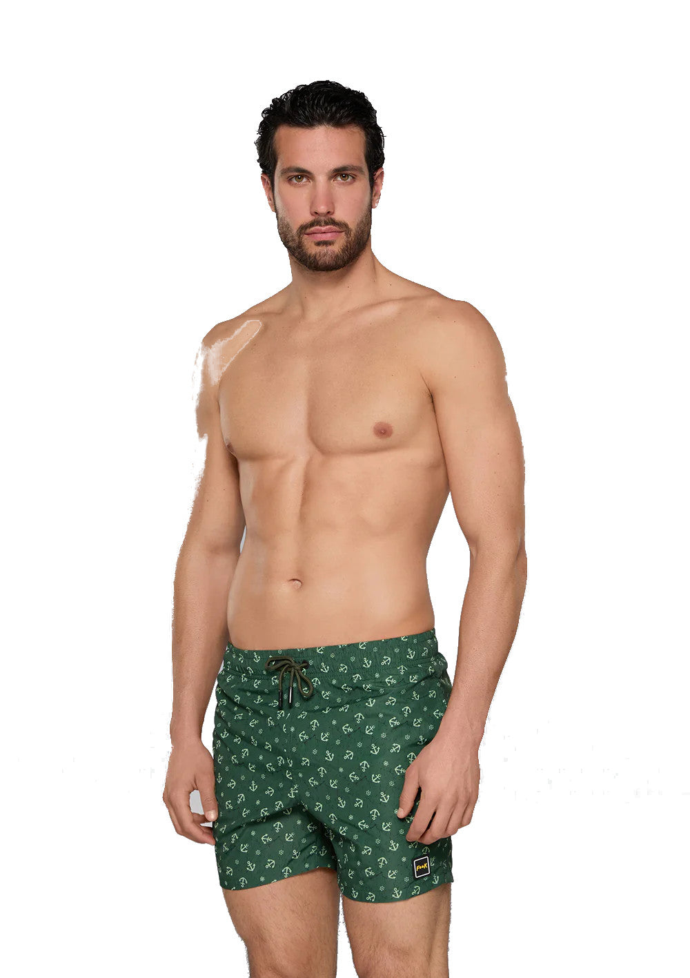 BEACHWEAR UOMO FANTASIA MOOD MARINE VERDE - FK23-2046U - Linassi