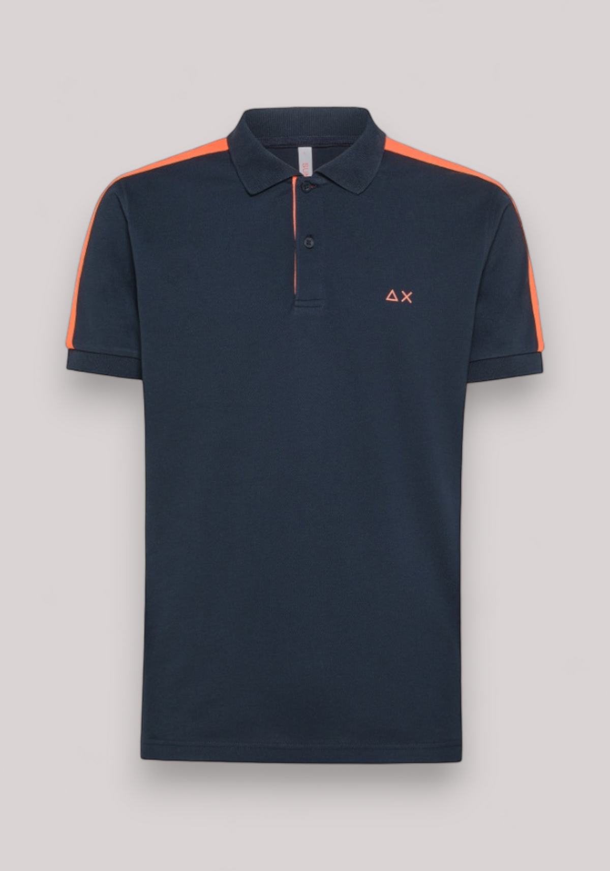 POLO UOMO NAVY BLUE FLUO COLLECTION - Linassi