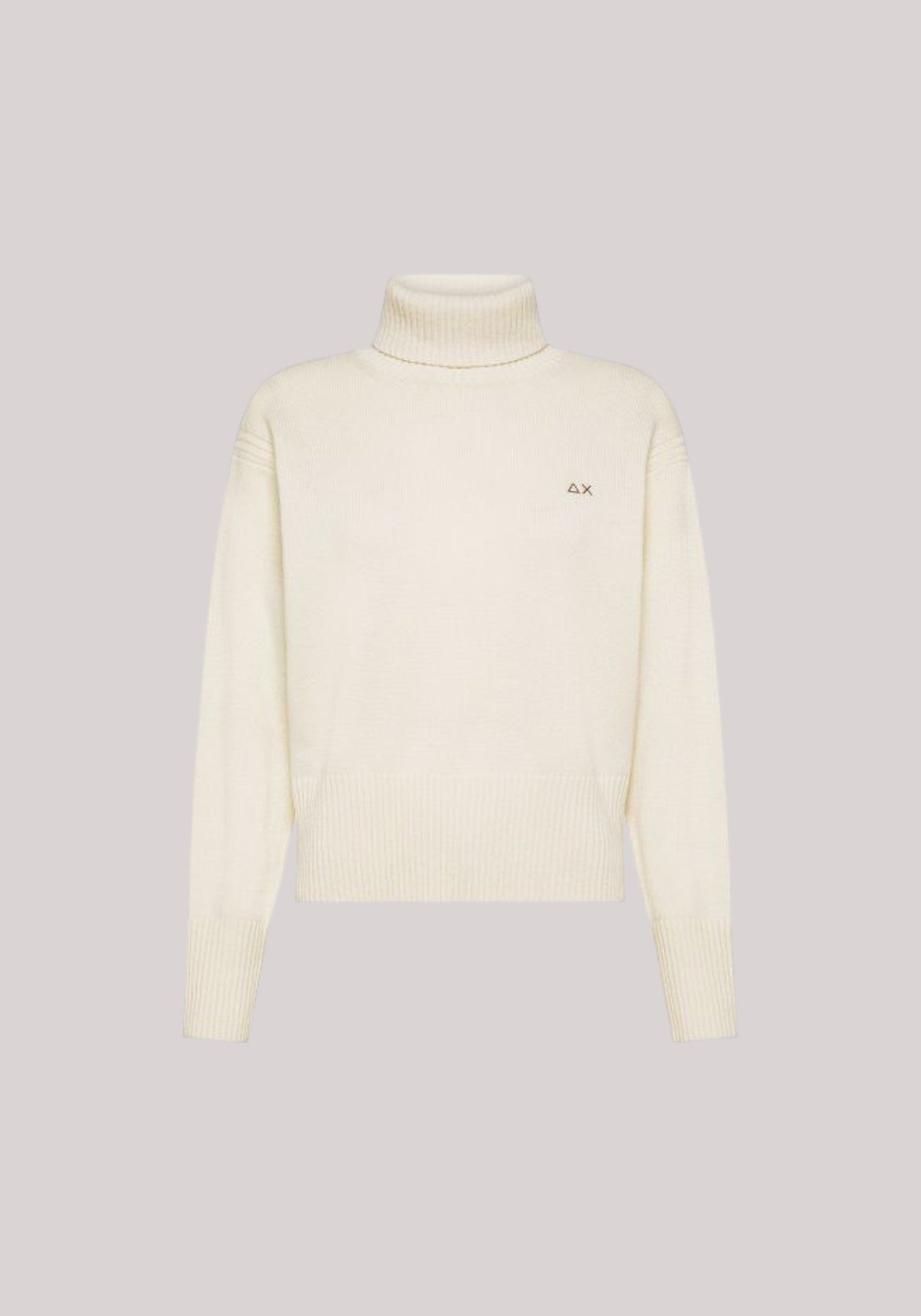 MAGLIA DONNA DOLCEVITA IN LANA BIANCO PANNA