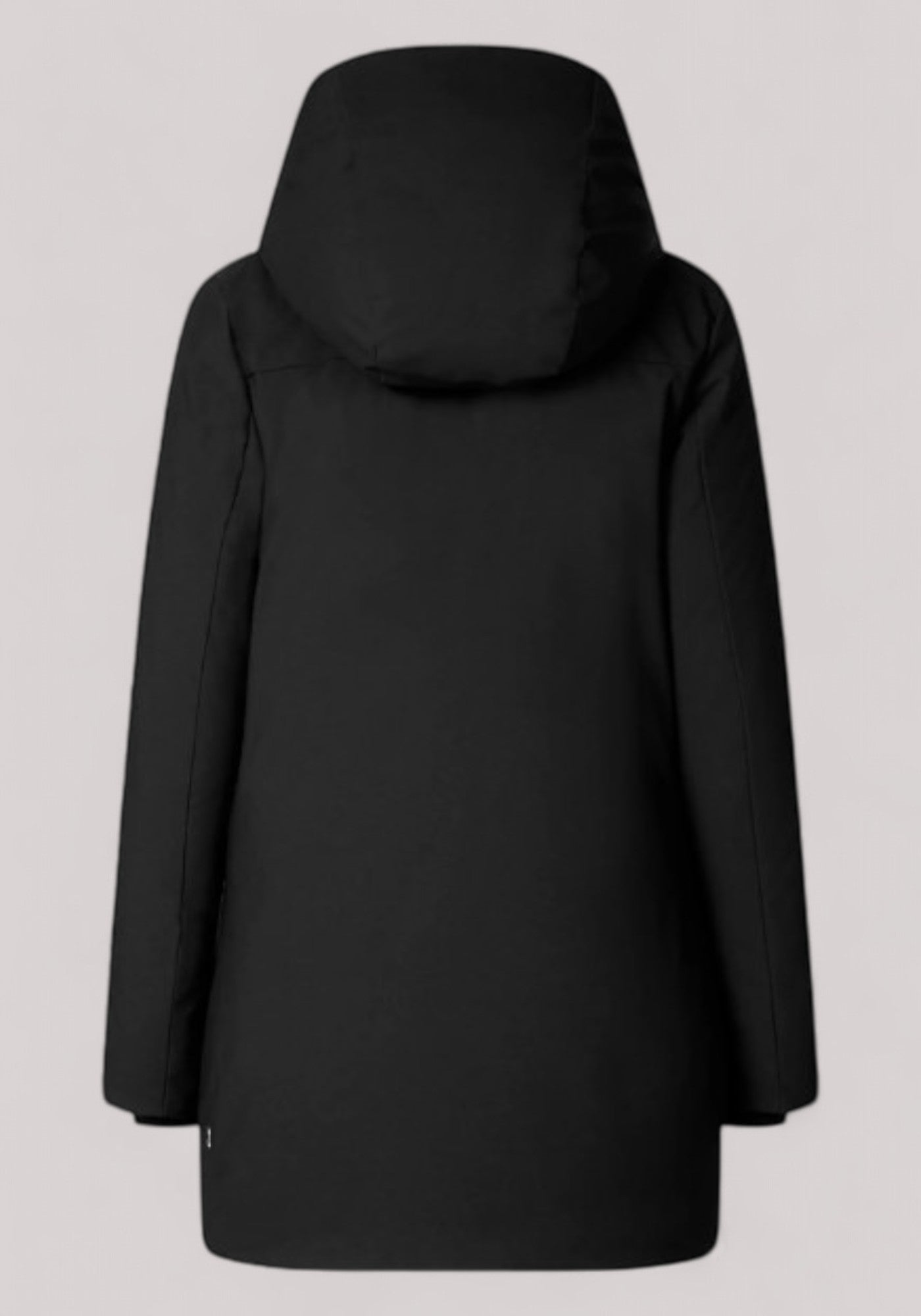 GIACCONE DONNA PARKA CON CAPPUCCIO NERO