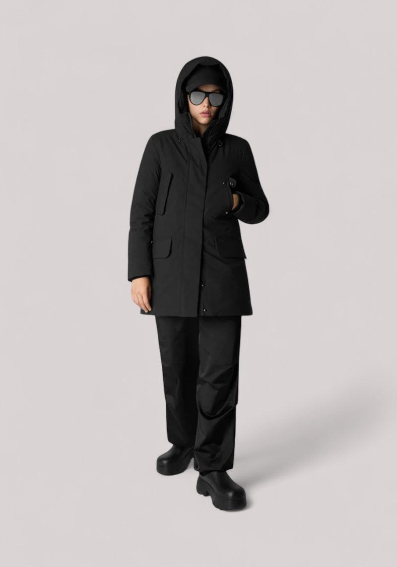GIACCONE DONNA PARKA BLACK