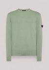 MAGLIA UOMO IN COTONE VERDE SALVIA