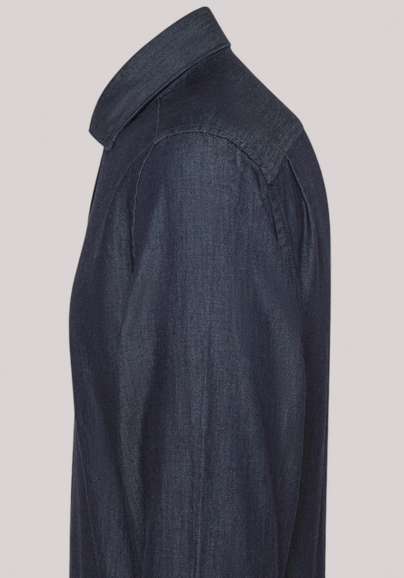 CAMICIA UOMO DENIM BLU