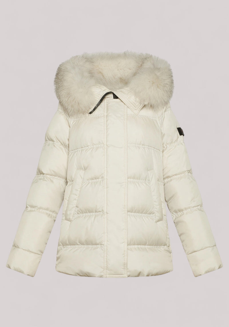 GIACCONE DONNA CON PELLICCIA VOLPE TORTORA