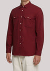 CAMICIA UOMO CON TASCHE IN FLANELLA RED MICRO BUFFALO