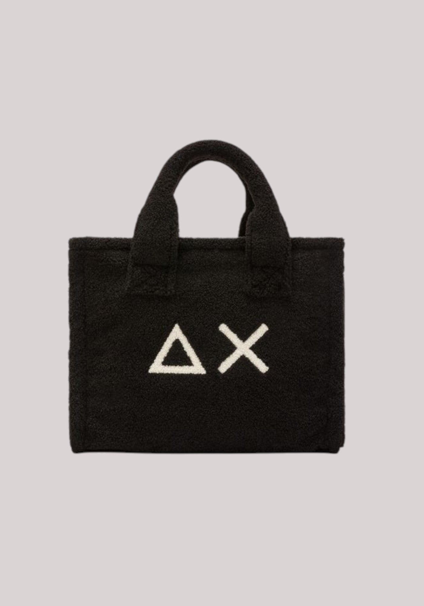 BORSA DONNA MIDI IN TEDDY NERO