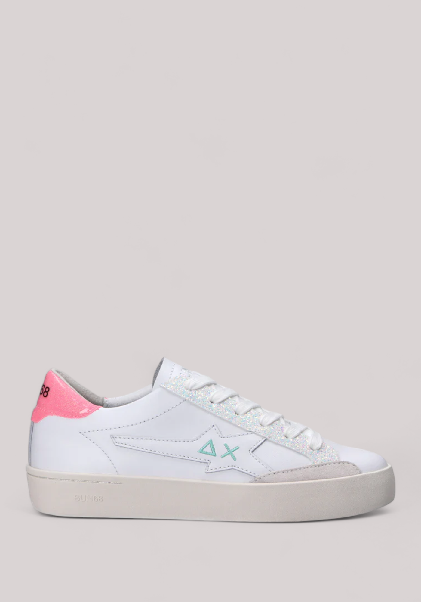 SCARPE DONNA BIANCO/FUXIA FLUO - KATY LEATHER - Linassi