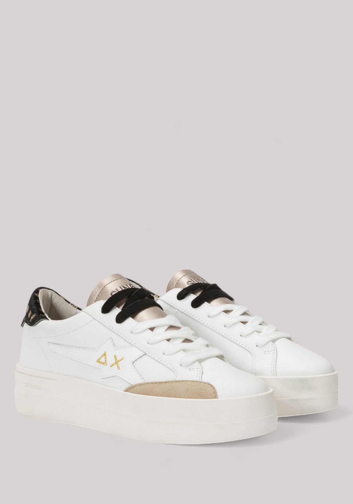 SCARPE DONNA BIANCO ORO - BIG KATY LEATHER